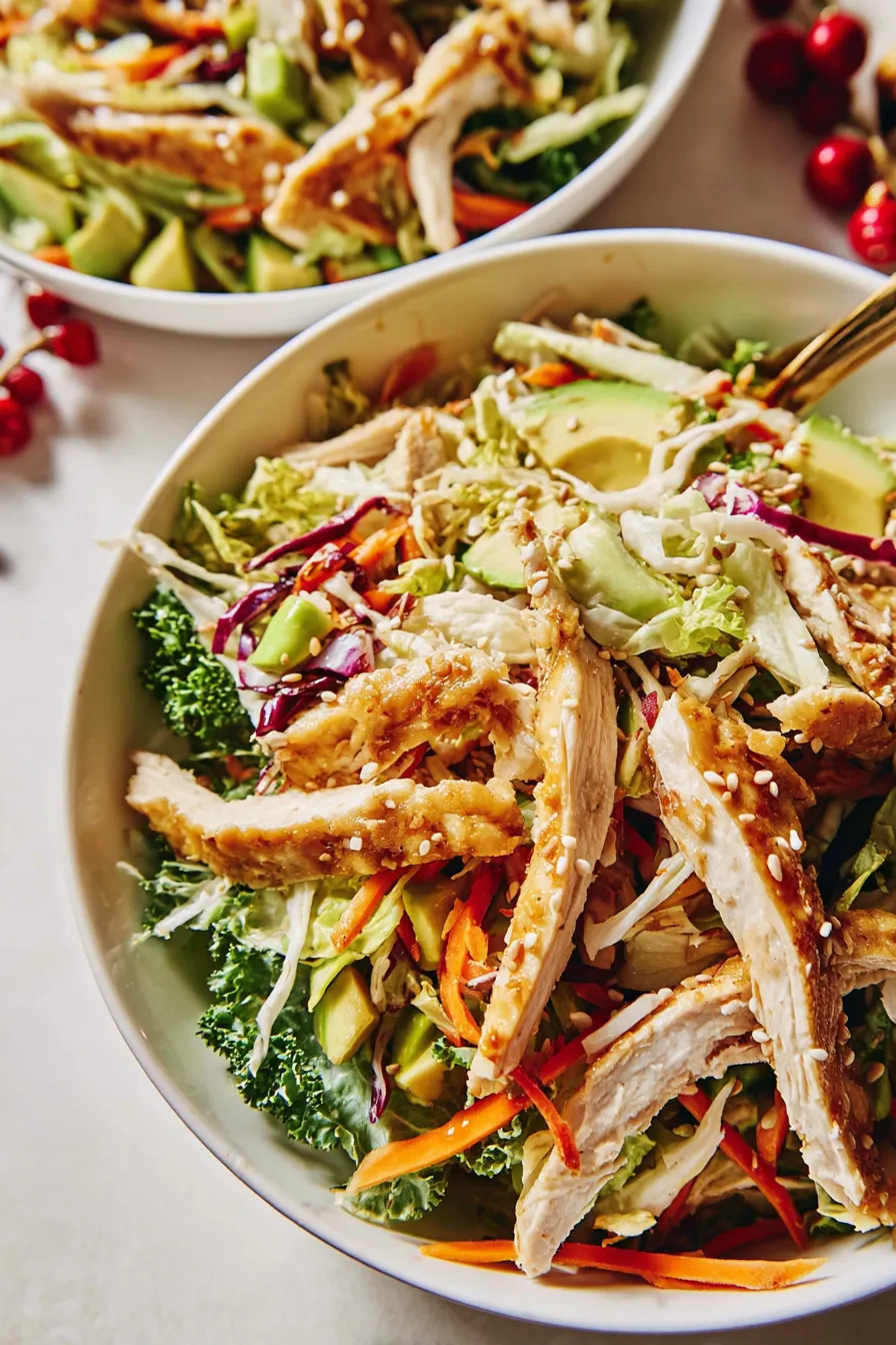 Crunchy Sesame Ginger Chicken Salad