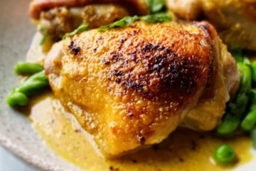 Honey Mustard Slow Cooker Chicken Thighs