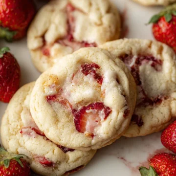 Strawberry Cheesecake Cookies