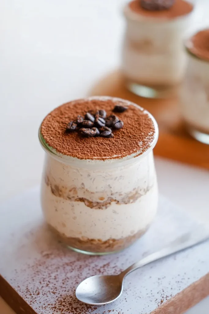 Tiramisu overnight oats