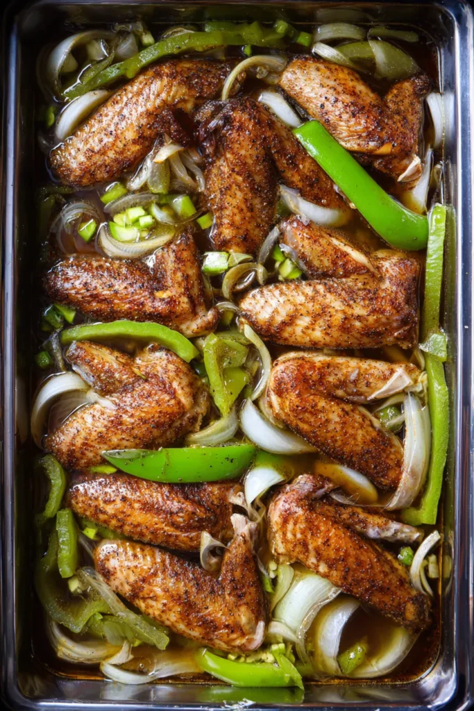 Juicy baked turkey wings