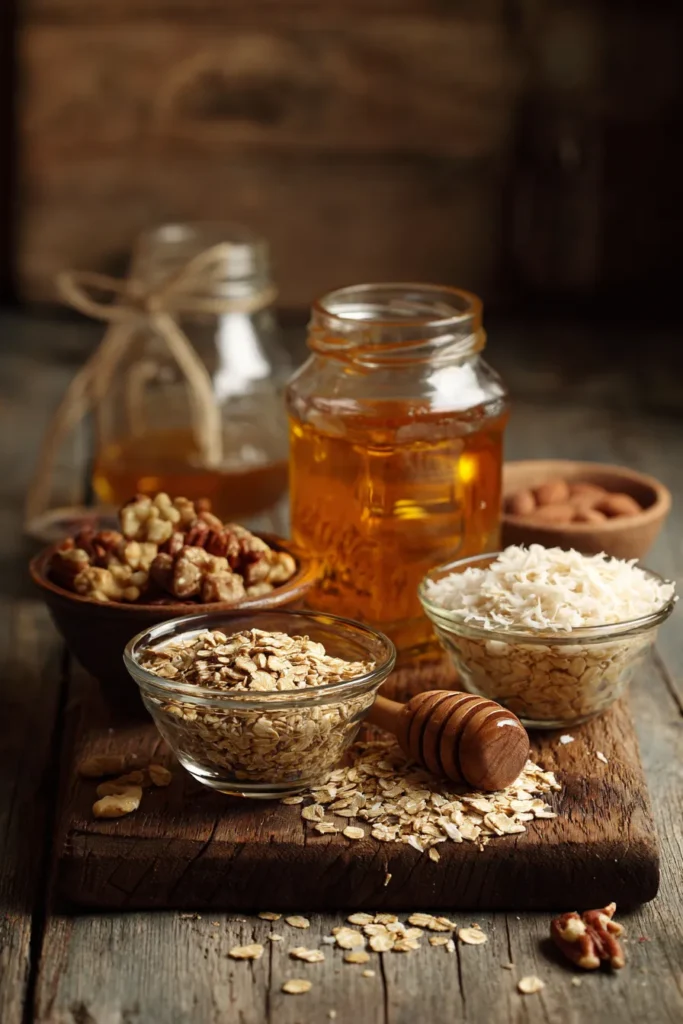 Healthy homemade granola