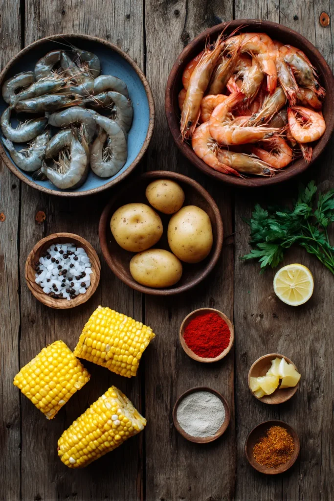 Cajun seafood boil