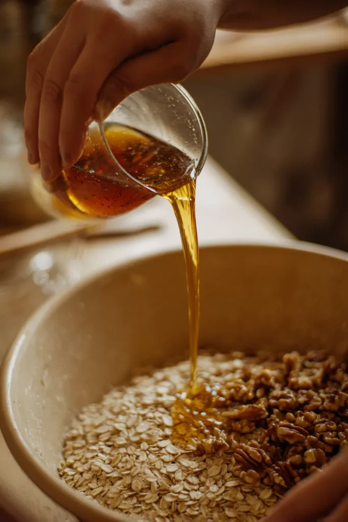 Healthy homemade granola