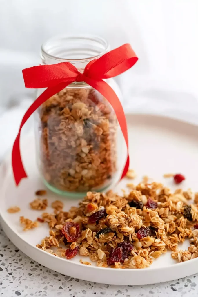 Healthy homemade granola