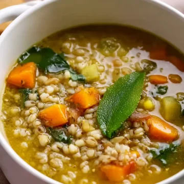 The Ultimate Comforting Pearl Barley Vegetable Soup