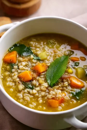 The Ultimate Comforting Pearl Barley Vegetable Soup