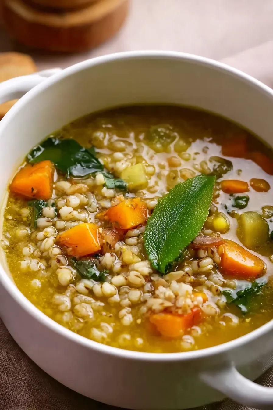 The Ultimate Comforting Pearl Barley Vegetable Soup