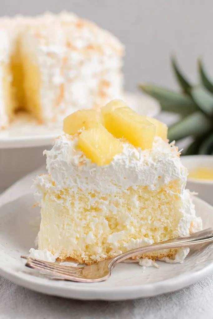 Pineapple Angel Food Cake