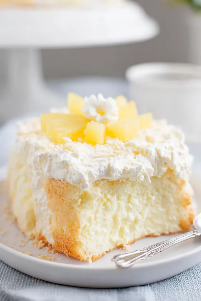Pineapple Angel Food Cake