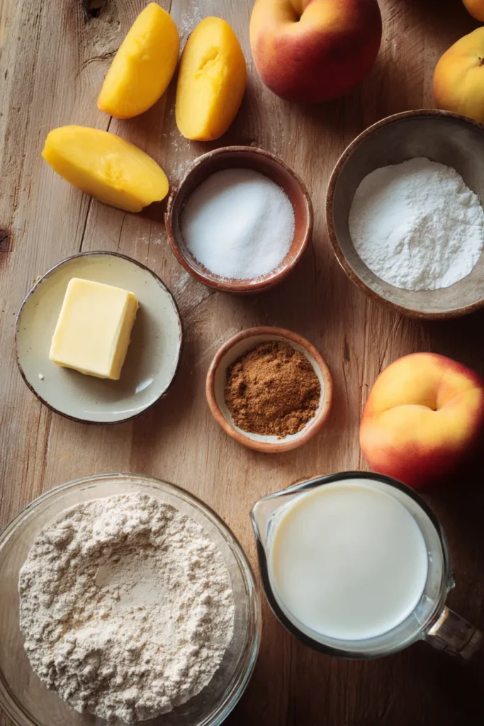 easy fresh peach cobbler