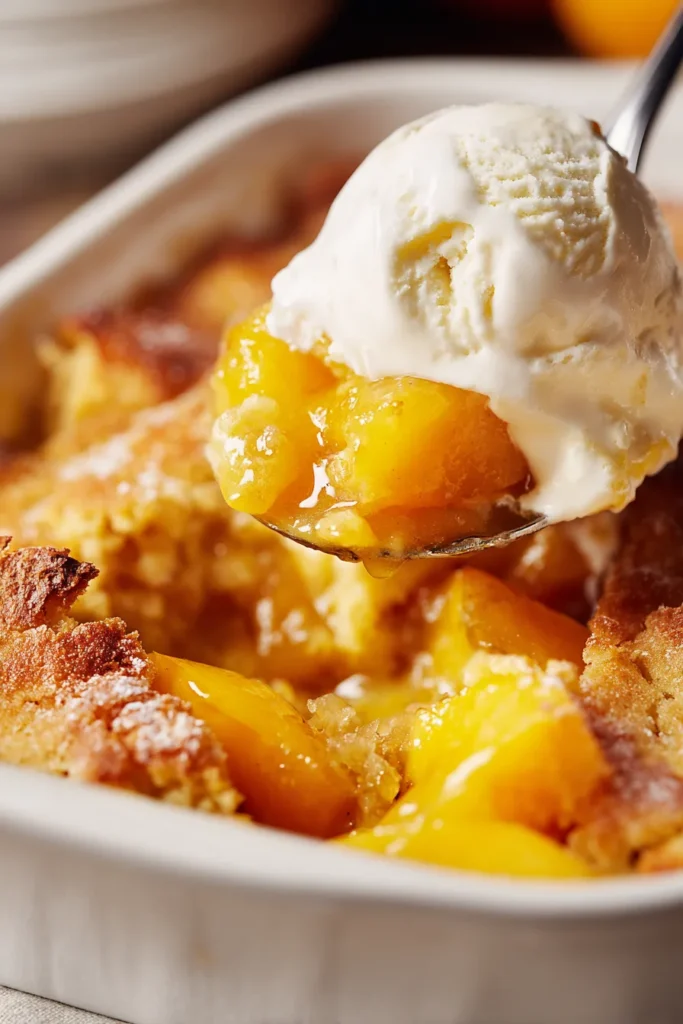 easy fresh peach cobbler