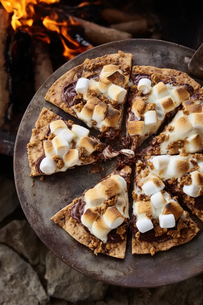 Campfire S’mores Pizza