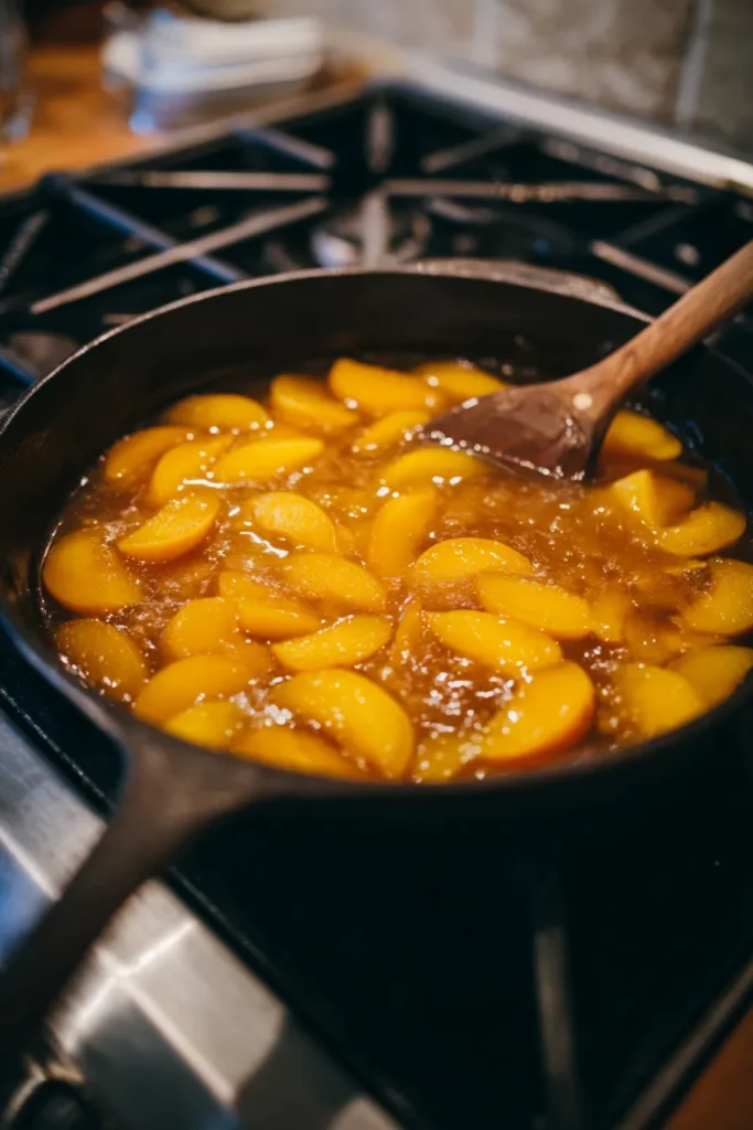 easy fresh peach cobbler