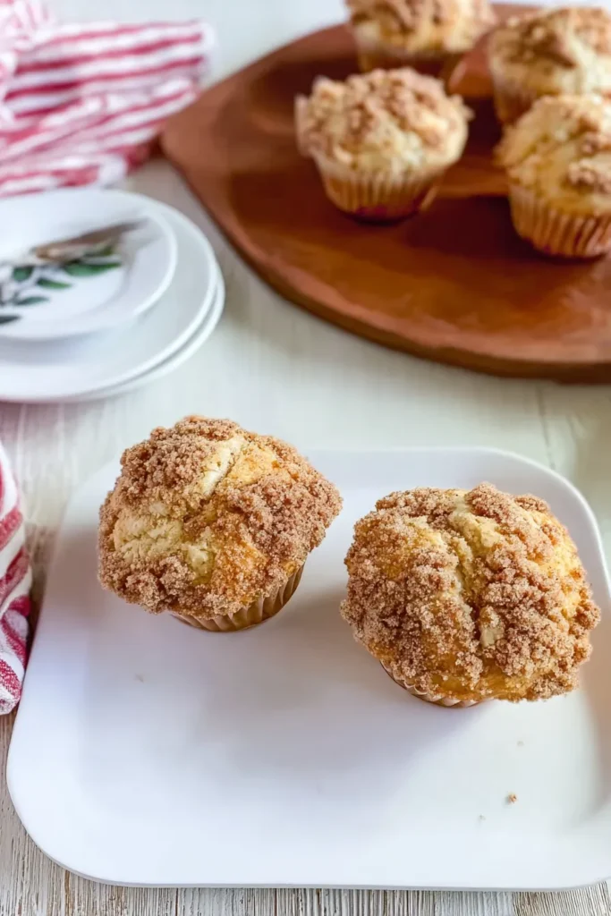 rhubarb muffins with streusel