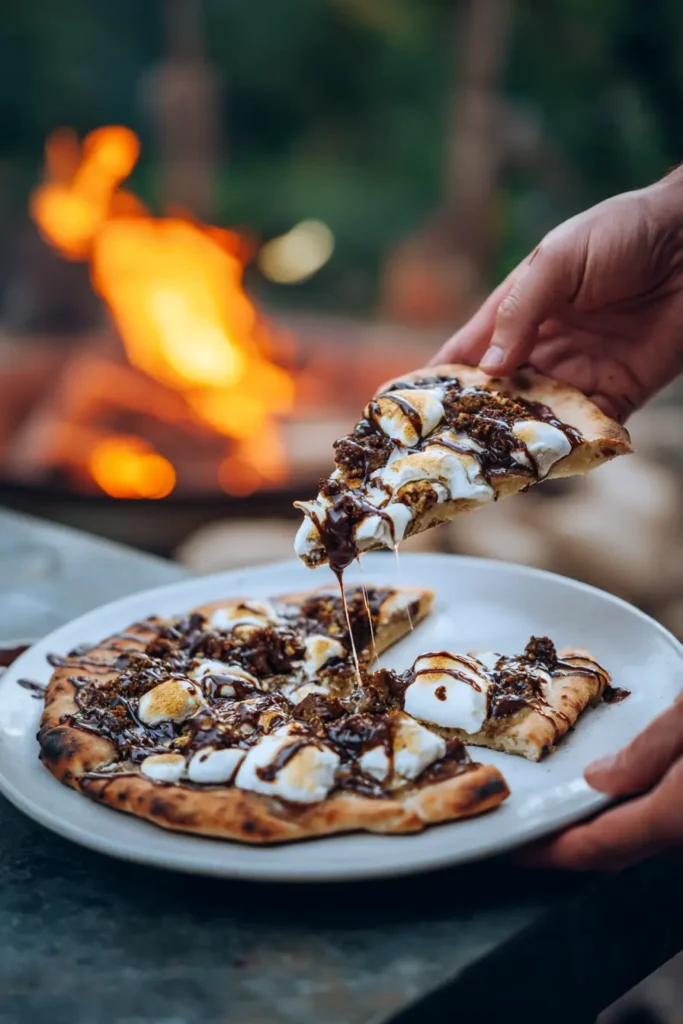 Campfire S’mores Pizza