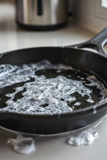 can you use soap on cast iron