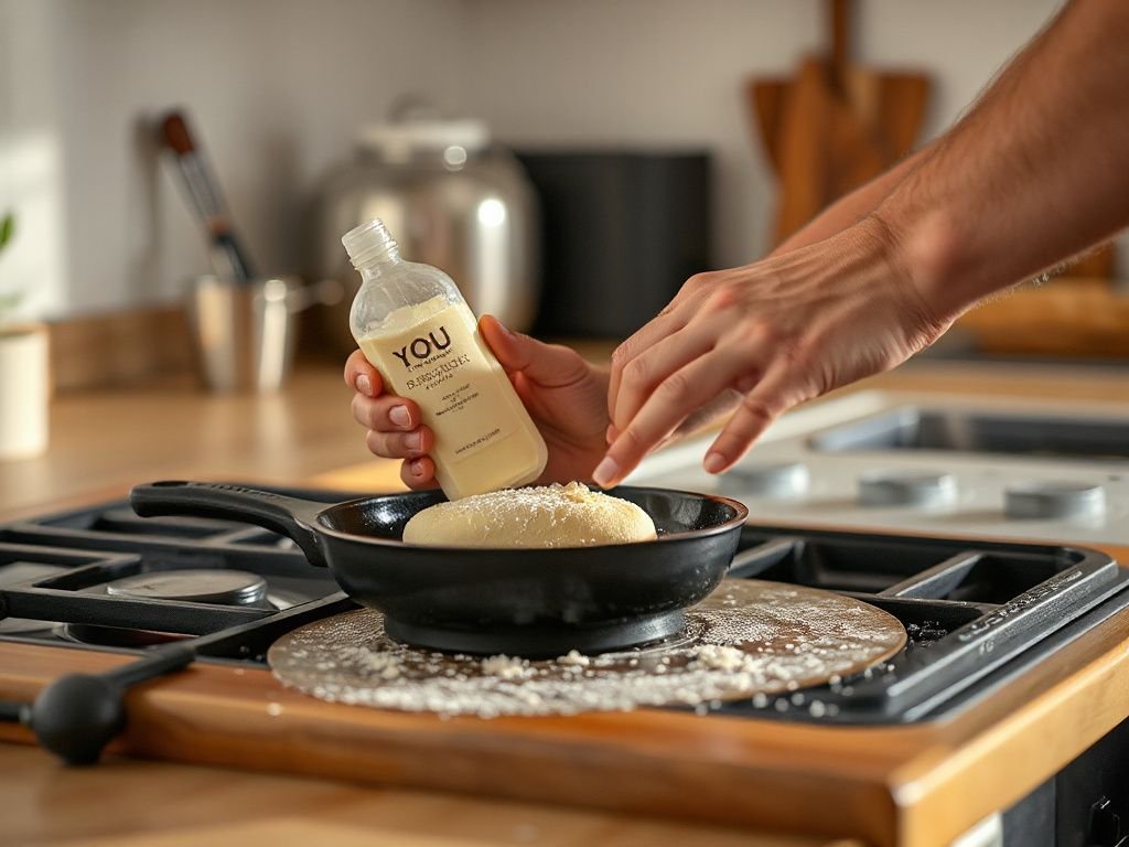 you use soap on cast iron - step by step