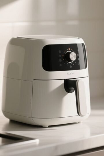 how to clean an air fryer basket with baking soda paste