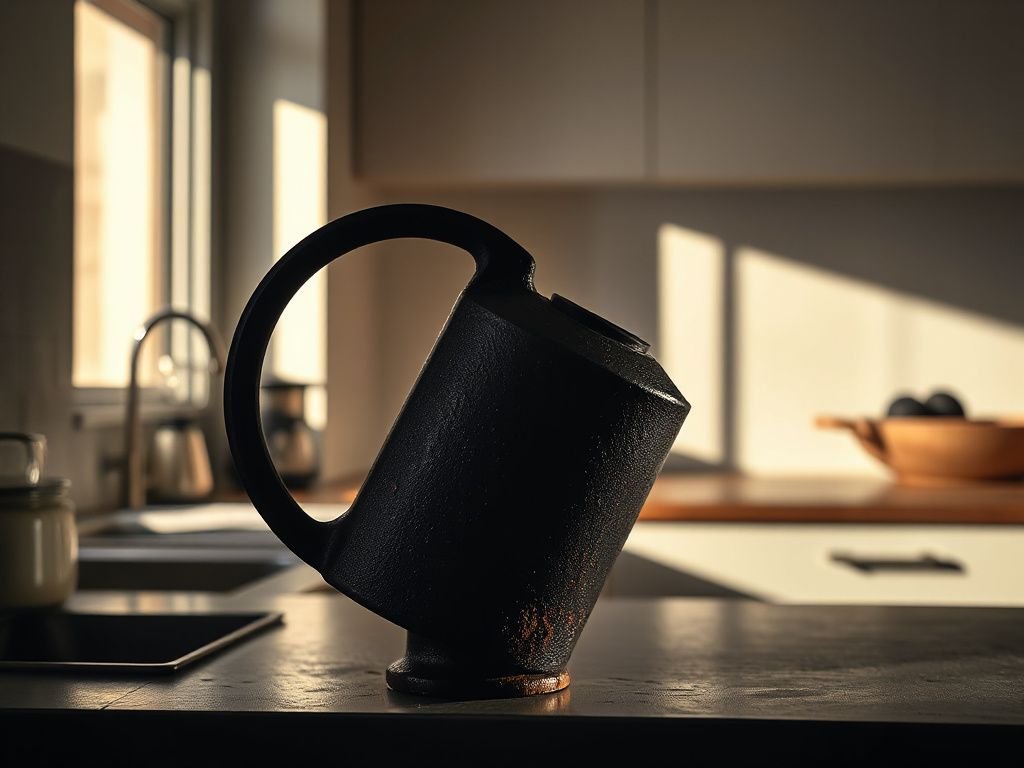 remove rust from cast iron - detailed view