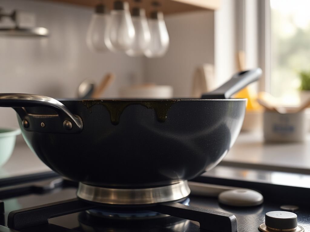 how to season a carbon steel wok