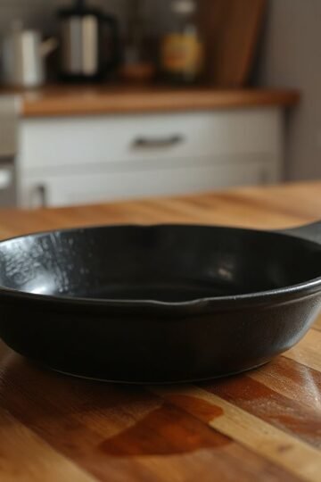 how to strip and reseason a skillet