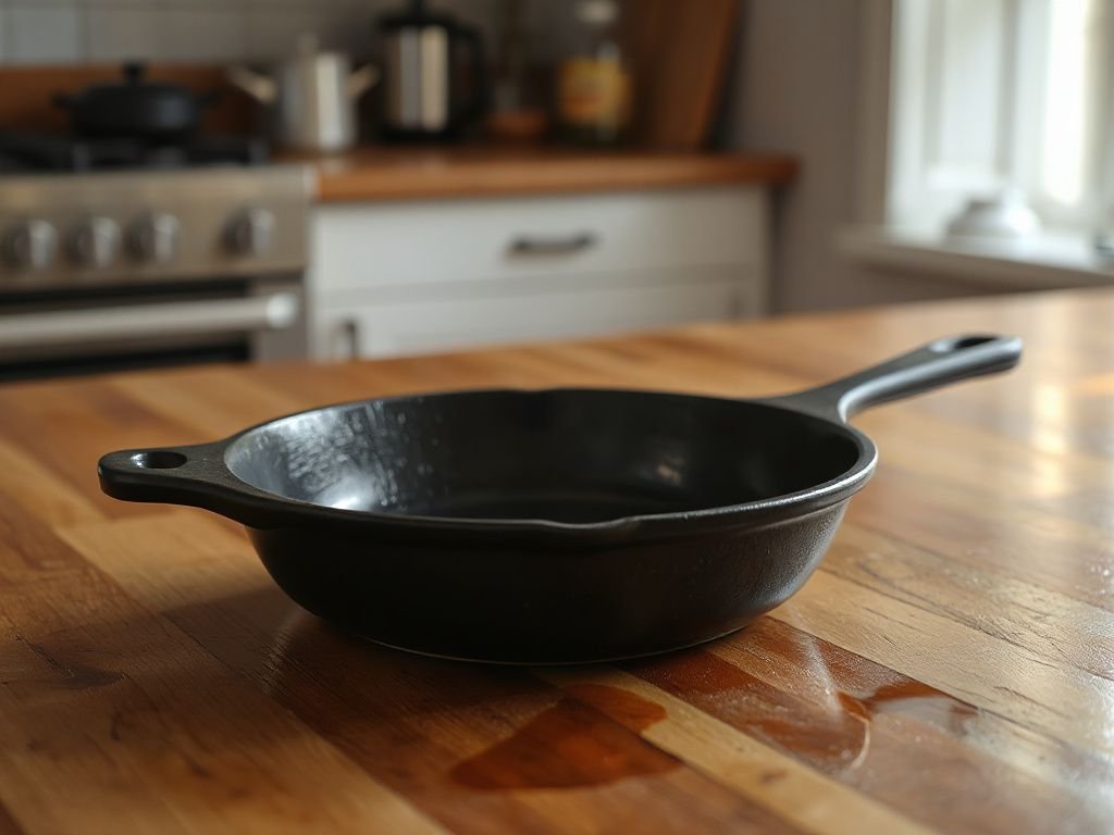 how to strip and reseason a skillet