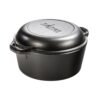 lodge dutch oven review: double dutch oven with lid as skillet