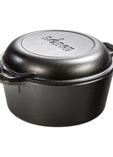lodge dutch oven review: double dutch oven with lid as skillet
