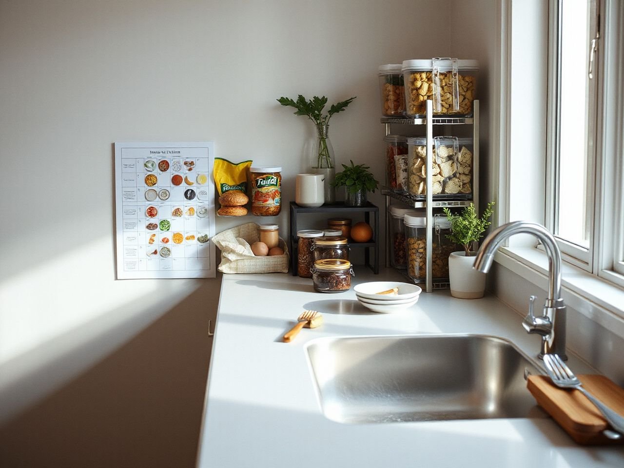 food storage chart - detailed view
