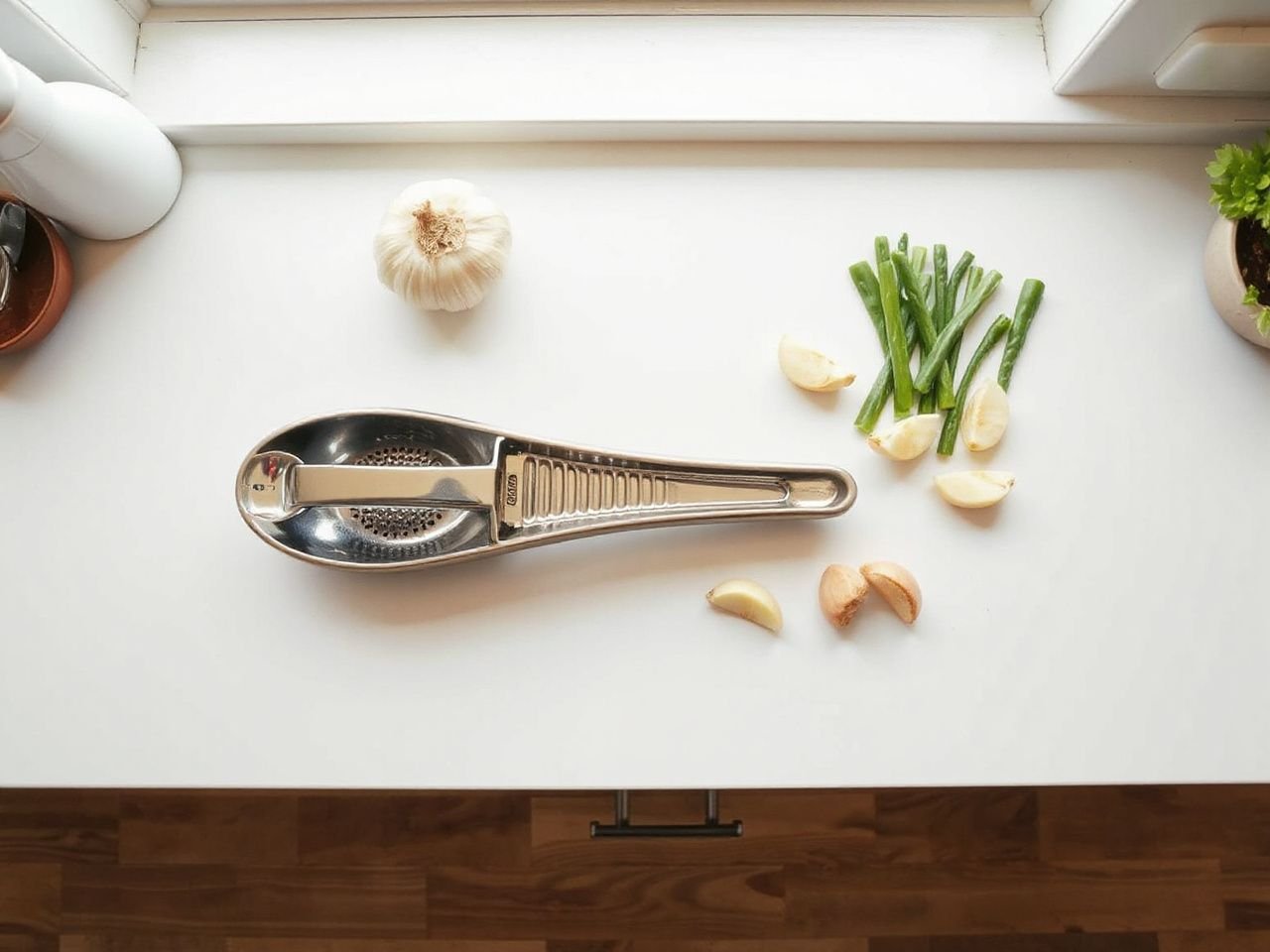 garlic press buying guide - detailed view