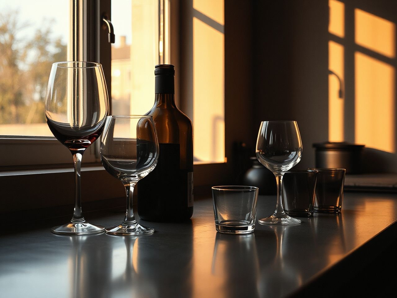 glassware types - step by step