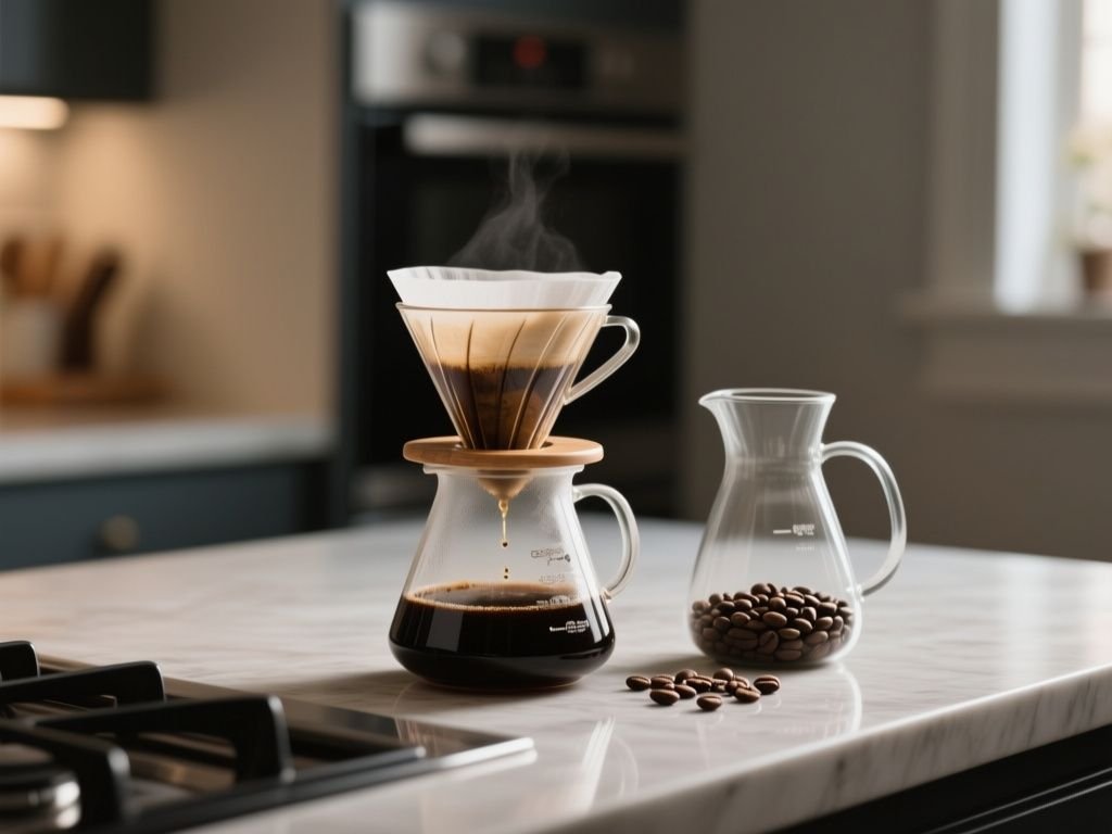 pour over coffee maker buying guide with cone dripper and paper filter