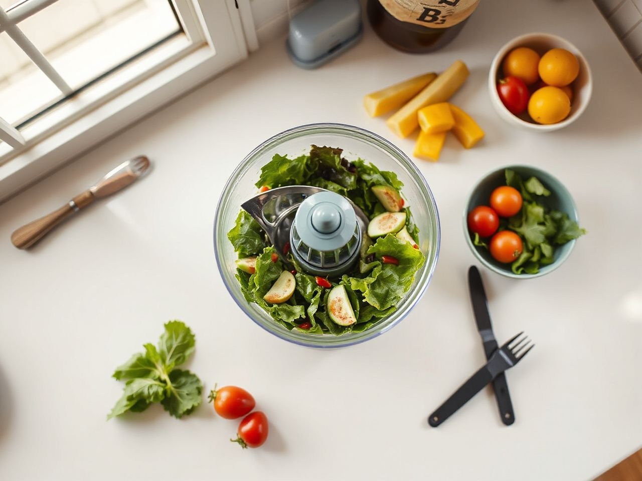 salad spinner buying guide - detailed view
