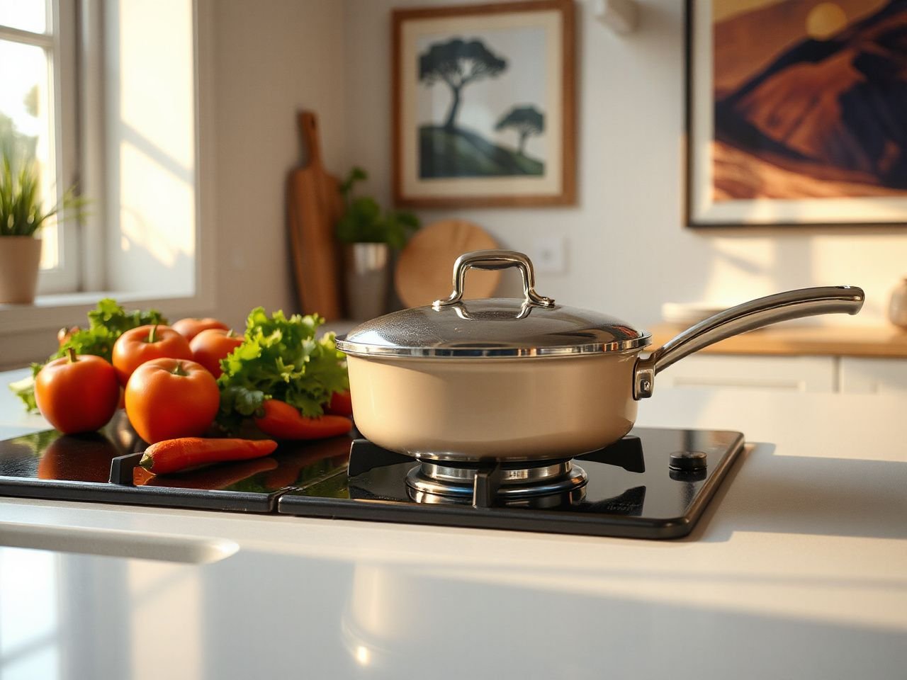 ceramic pans safe - detailed view