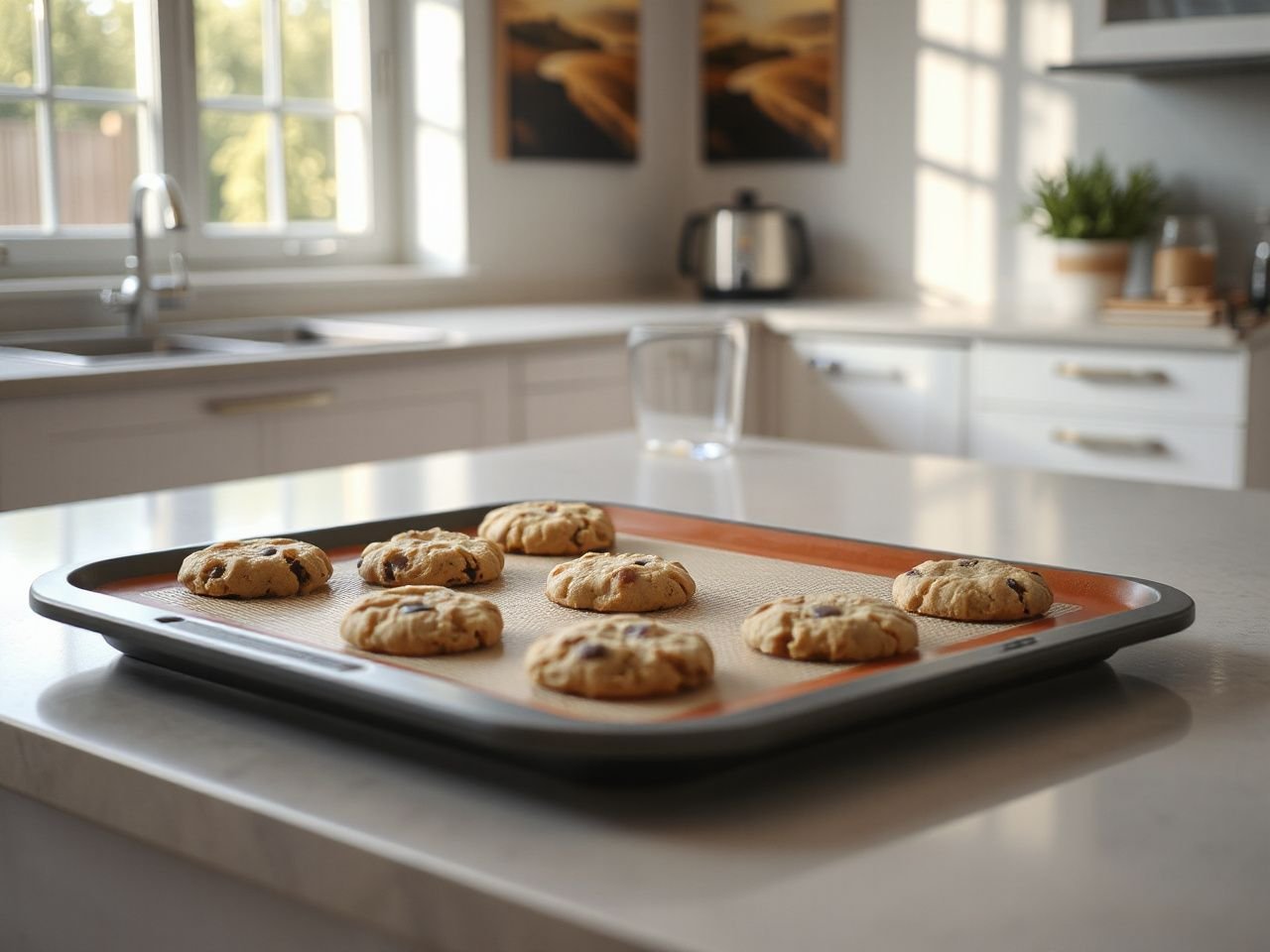 silicone baking mats safe - step by step