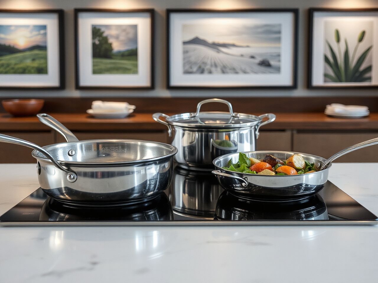 best stainless steel pans for an induction cooktop