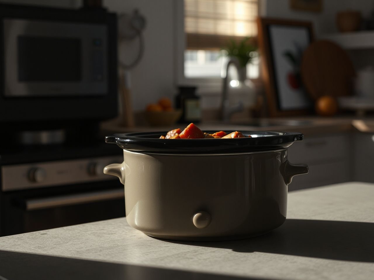 slow cooker insert go in  oven - step by step