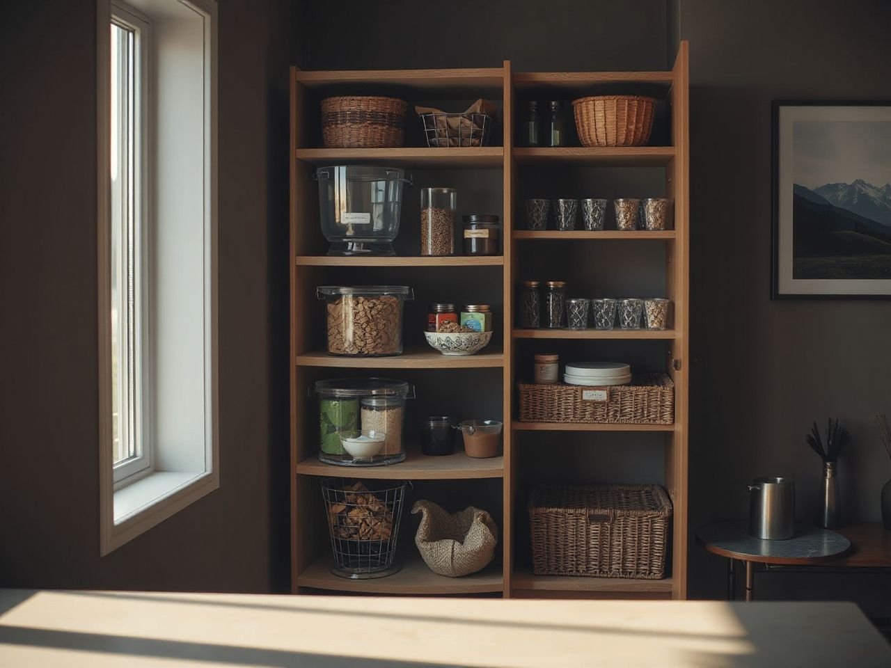 corner pantry organization ideas - step by step
