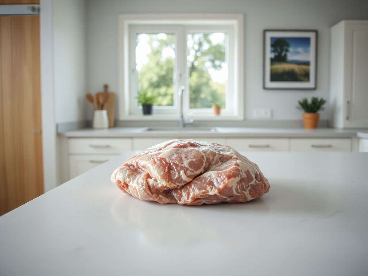 it safe  put frozen meat in  slow cooker - step by step