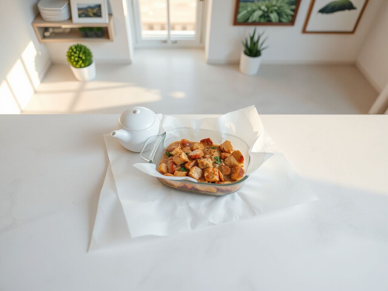 parchment paper microwave safe - step by step