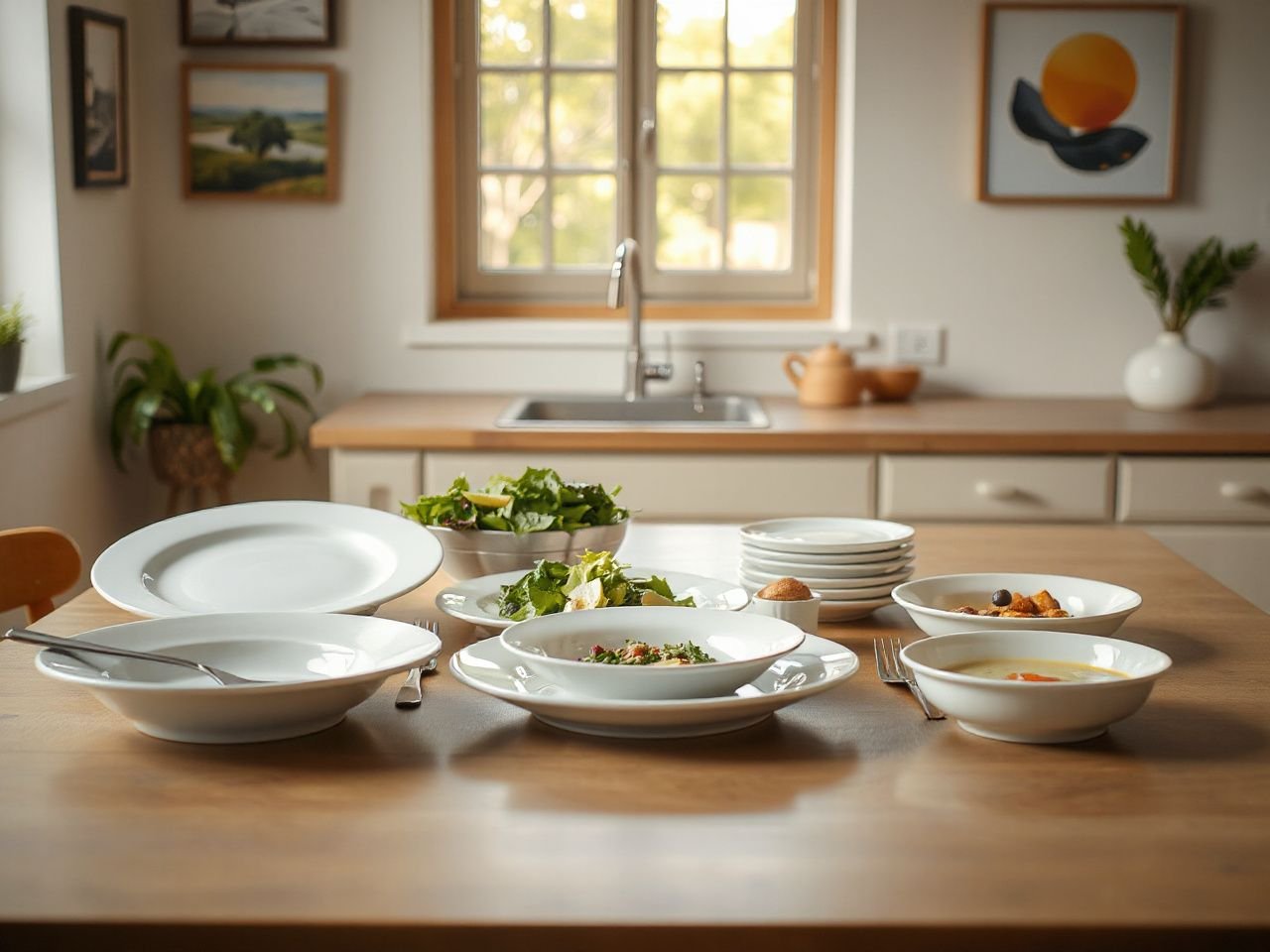 types of plates dishes - detailed view