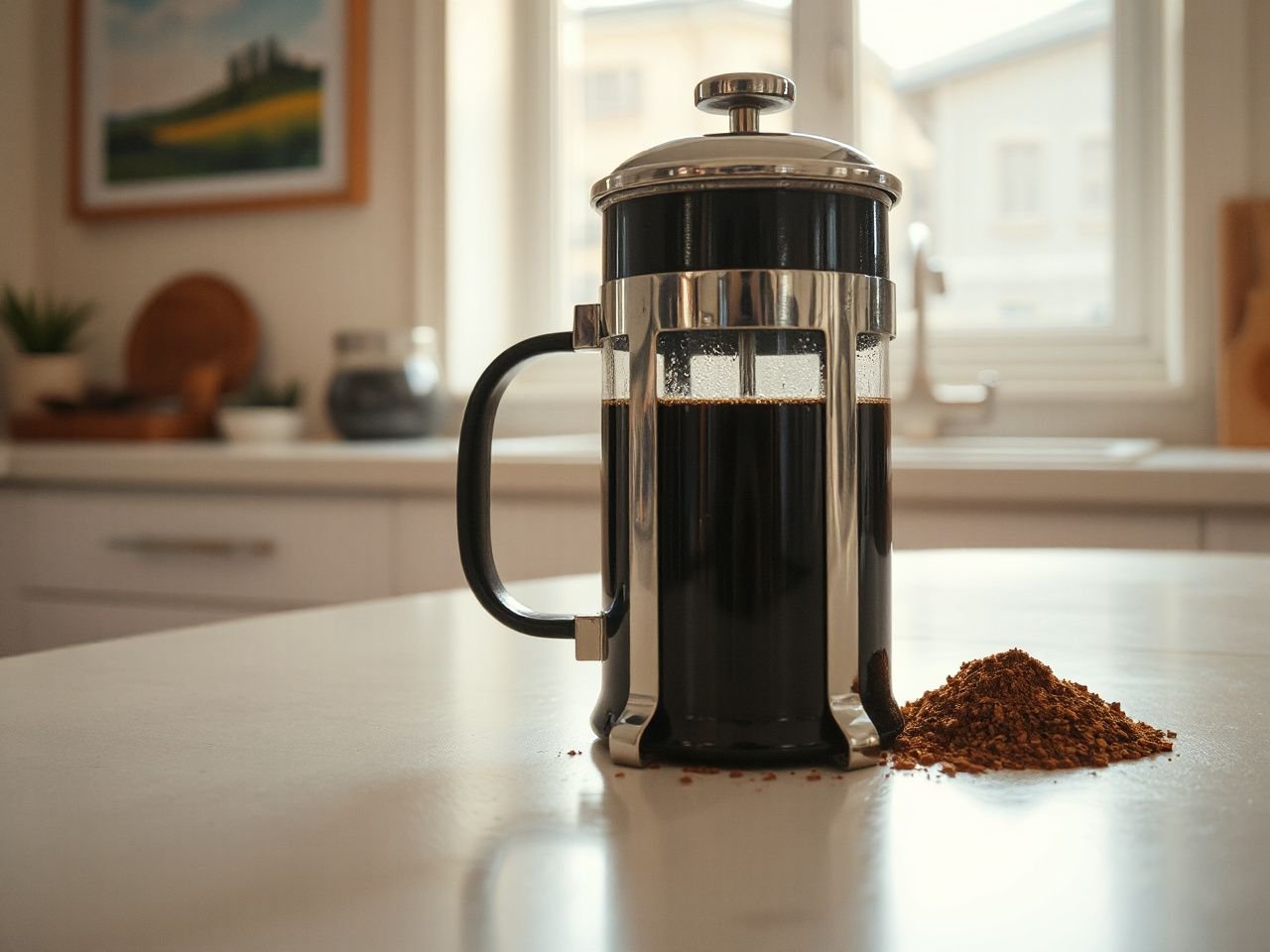 grind size for  french press - step by step
