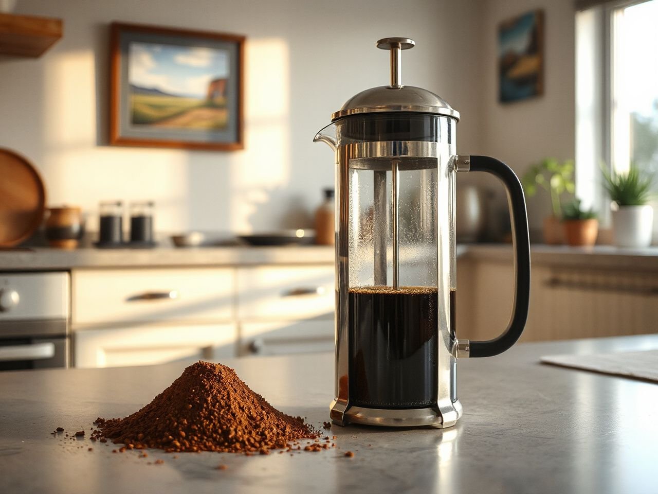 grind size for  french press - detailed view