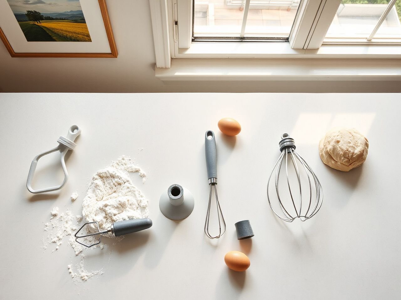 Dough hook: kneading bread and enriched dough