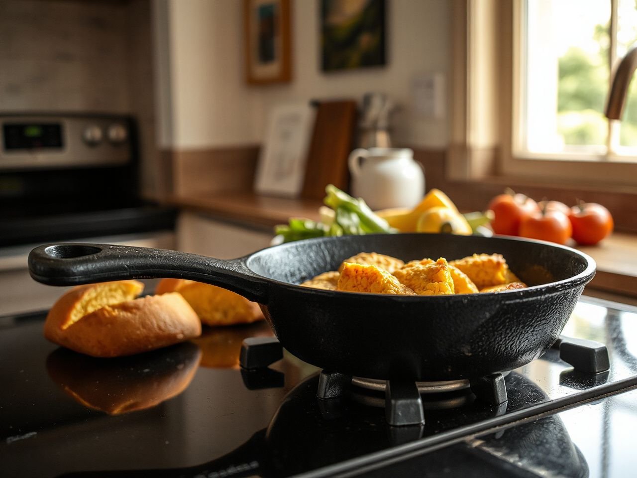 use cast iron skillet - detailed view